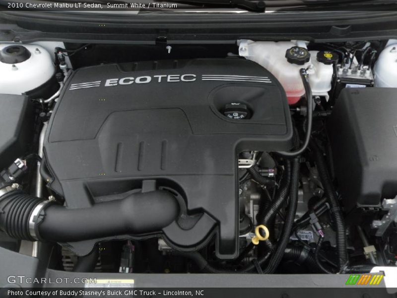 Summit White / Titanium 2010 Chevrolet Malibu LT Sedan