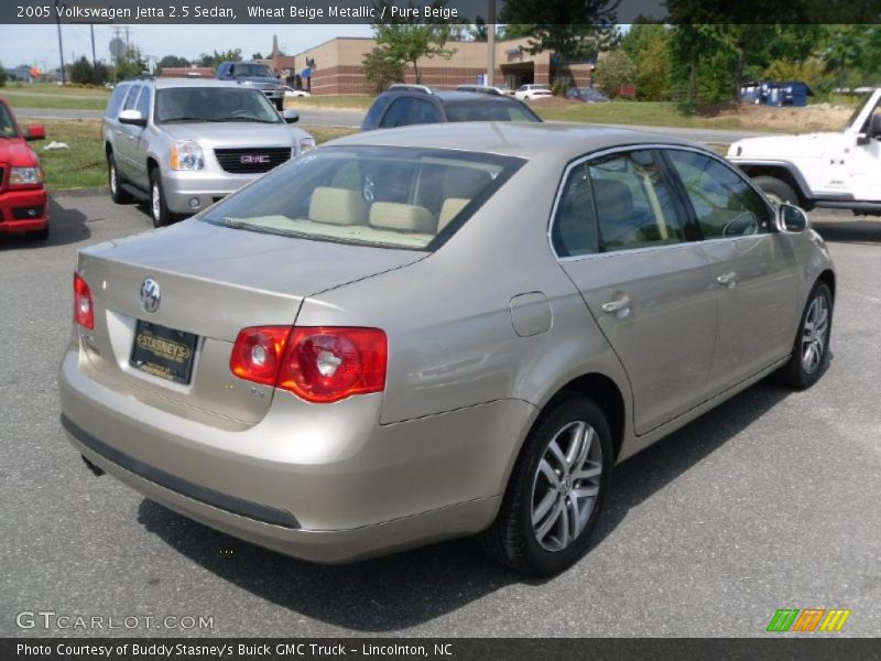 Wheat Beige Metallic / Pure Beige 2005 Volkswagen Jetta 2.5 Sedan