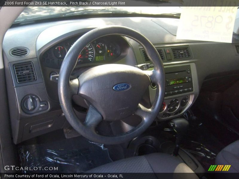 Pitch Black / Charcoal/Light Flint 2006 Ford Focus ZX3 SE Hatchback