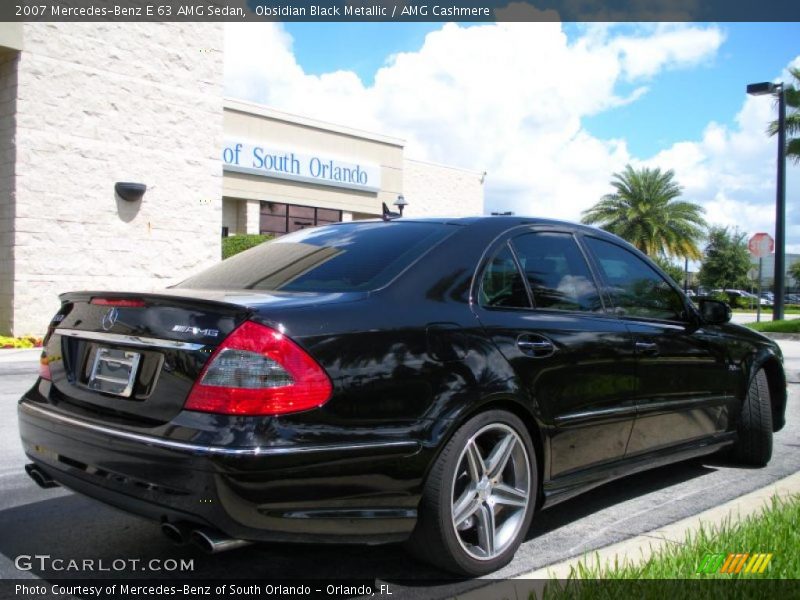 Obsidian Black Metallic / AMG Cashmere 2007 Mercedes-Benz E 63 AMG Sedan