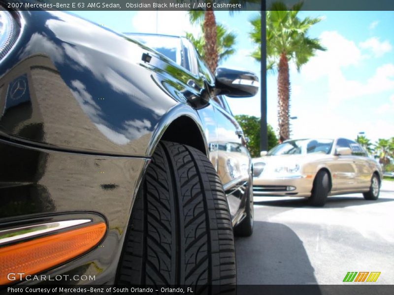 Obsidian Black Metallic / AMG Cashmere 2007 Mercedes-Benz E 63 AMG Sedan