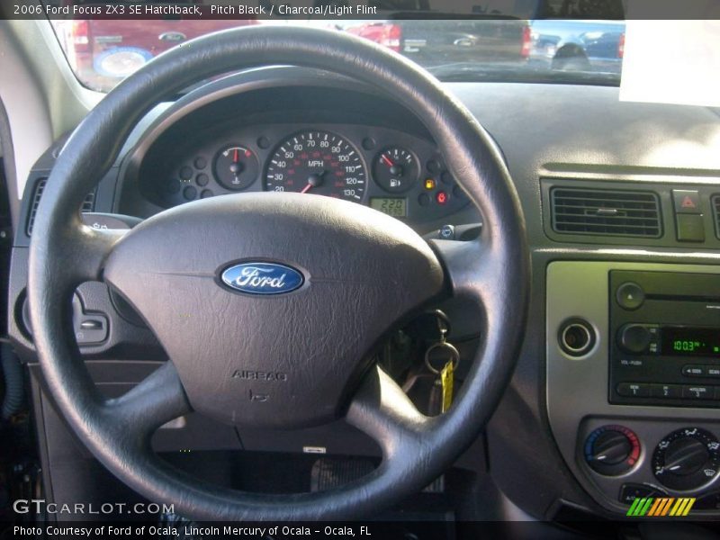 Pitch Black / Charcoal/Light Flint 2006 Ford Focus ZX3 SE Hatchback