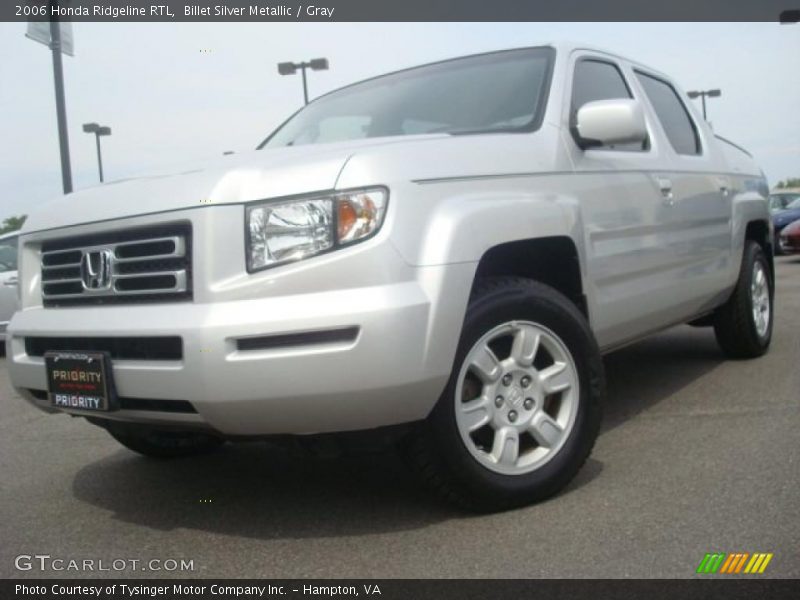 Billet Silver Metallic / Gray 2006 Honda Ridgeline RTL