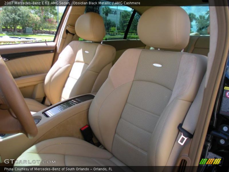Obsidian Black Metallic / AMG Cashmere 2007 Mercedes-Benz E 63 AMG Sedan