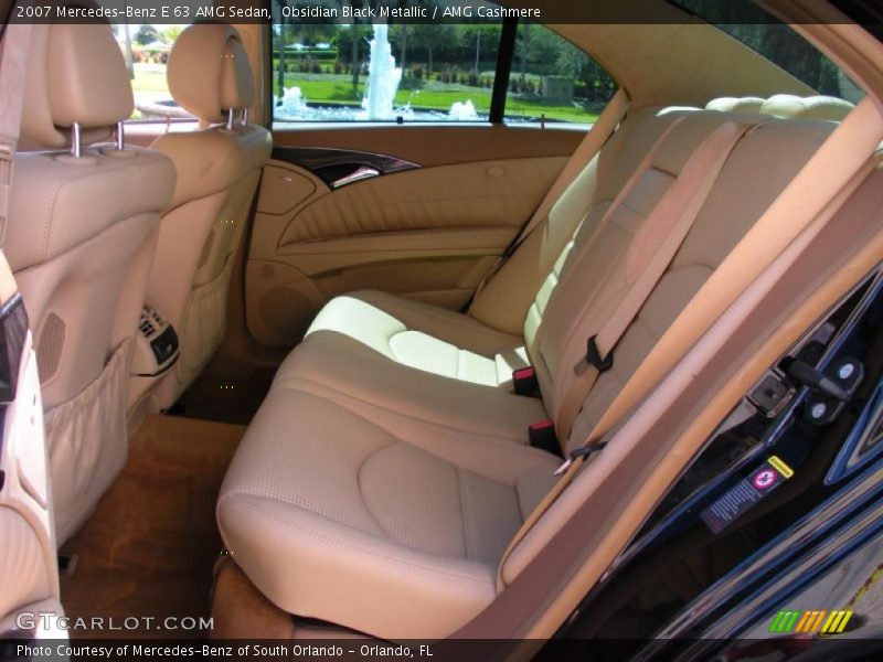 Obsidian Black Metallic / AMG Cashmere 2007 Mercedes-Benz E 63 AMG Sedan