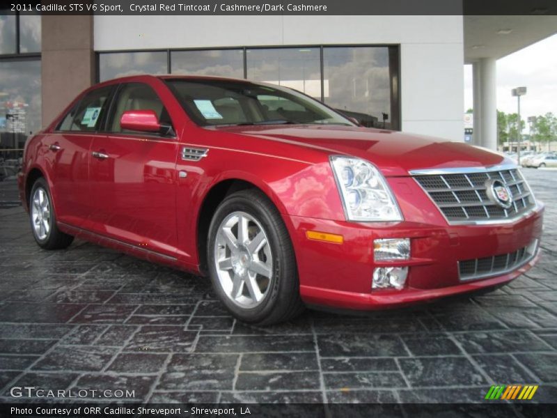 Crystal Red Tintcoat / Cashmere/Dark Cashmere 2011 Cadillac STS V6 Sport