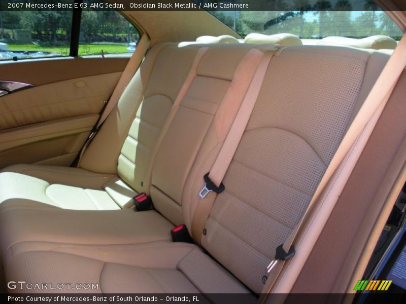 Obsidian Black Metallic / AMG Cashmere 2007 Mercedes-Benz E 63 AMG Sedan