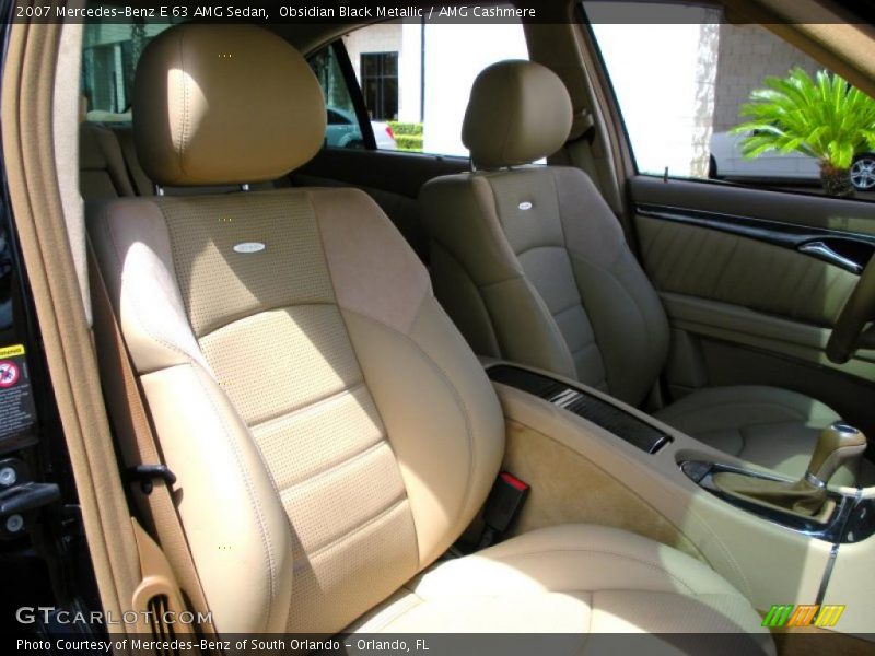 Obsidian Black Metallic / AMG Cashmere 2007 Mercedes-Benz E 63 AMG Sedan