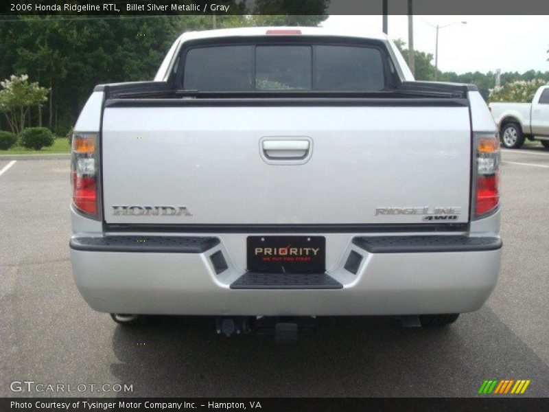 Billet Silver Metallic / Gray 2006 Honda Ridgeline RTL