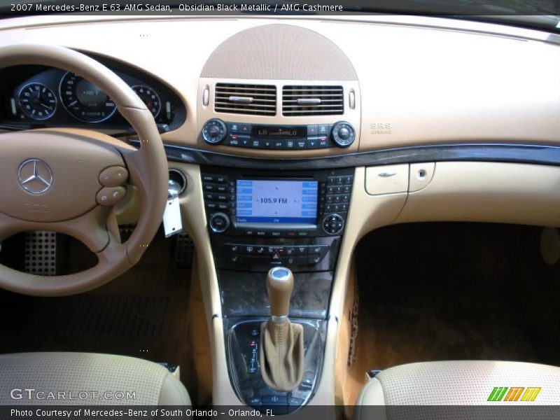 Obsidian Black Metallic / AMG Cashmere 2007 Mercedes-Benz E 63 AMG Sedan