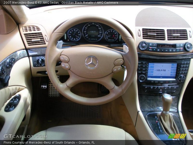 Obsidian Black Metallic / AMG Cashmere 2007 Mercedes-Benz E 63 AMG Sedan