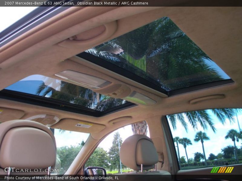 Obsidian Black Metallic / AMG Cashmere 2007 Mercedes-Benz E 63 AMG Sedan