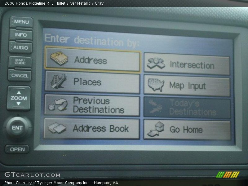 Billet Silver Metallic / Gray 2006 Honda Ridgeline RTL