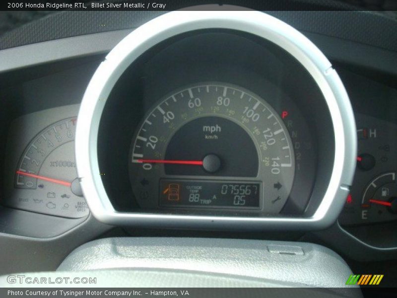 Billet Silver Metallic / Gray 2006 Honda Ridgeline RTL