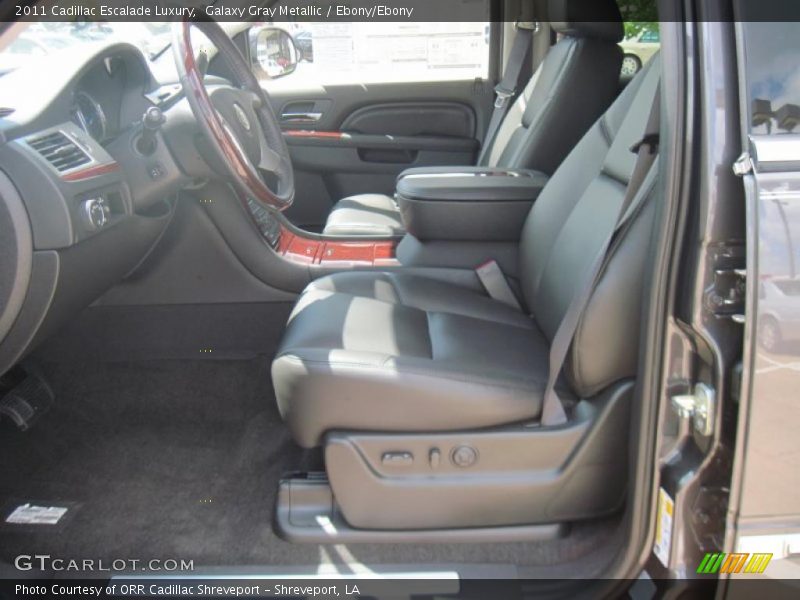 Galaxy Gray Metallic / Ebony/Ebony 2011 Cadillac Escalade Luxury