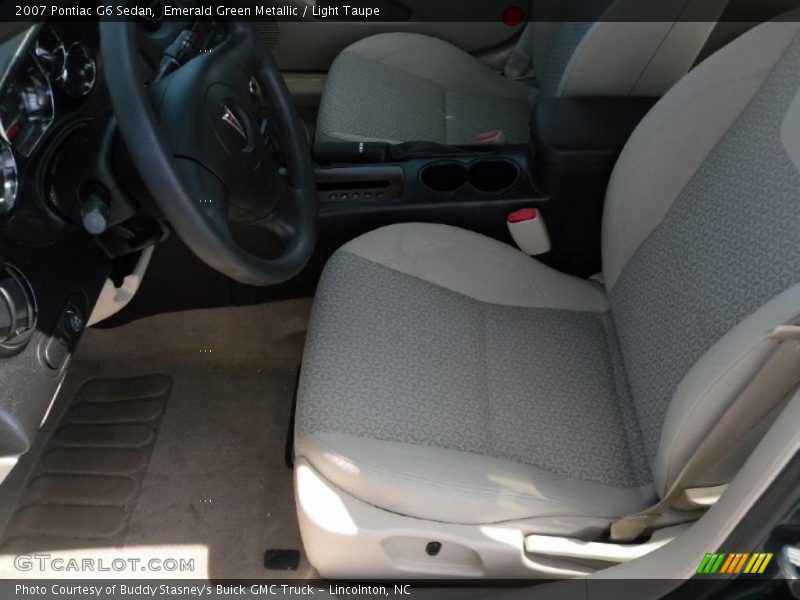 Emerald Green Metallic / Light Taupe 2007 Pontiac G6 Sedan