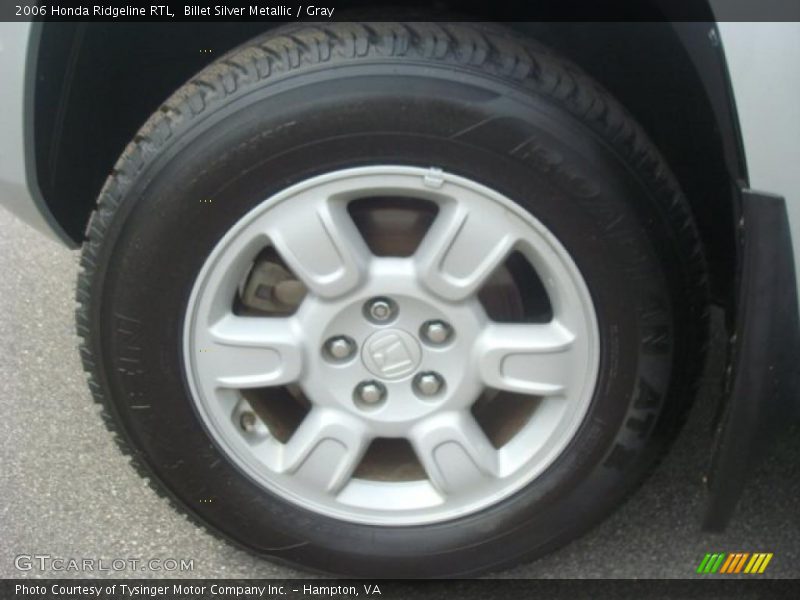 Billet Silver Metallic / Gray 2006 Honda Ridgeline RTL