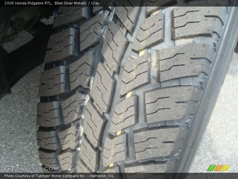 Billet Silver Metallic / Gray 2006 Honda Ridgeline RTL