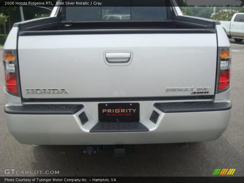 Billet Silver Metallic / Gray 2006 Honda Ridgeline RTL