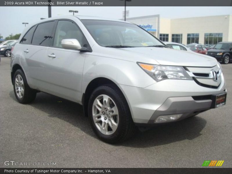 Billet Silver Metallic / Taupe 2009 Acura MDX Technology