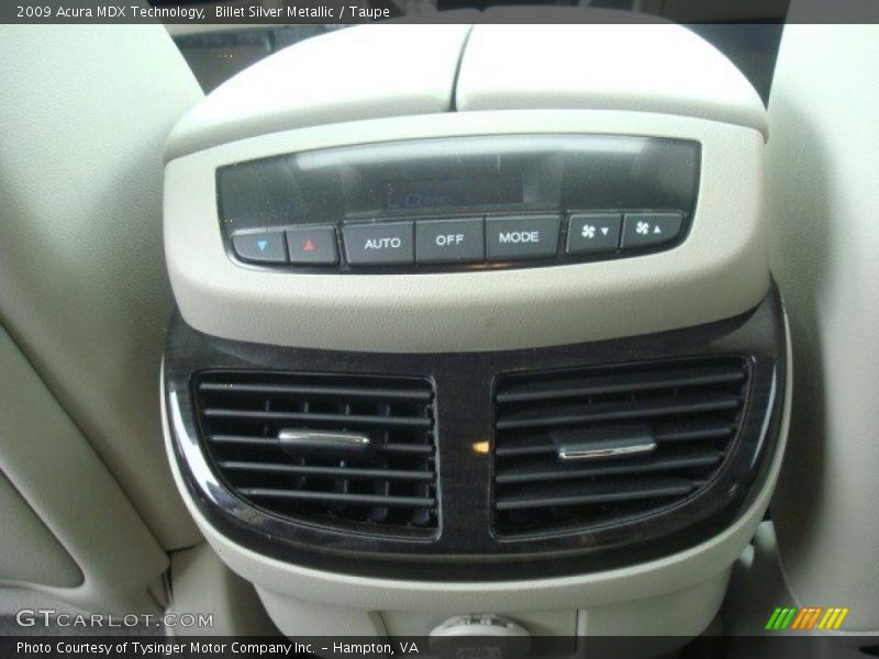 Billet Silver Metallic / Taupe 2009 Acura MDX Technology