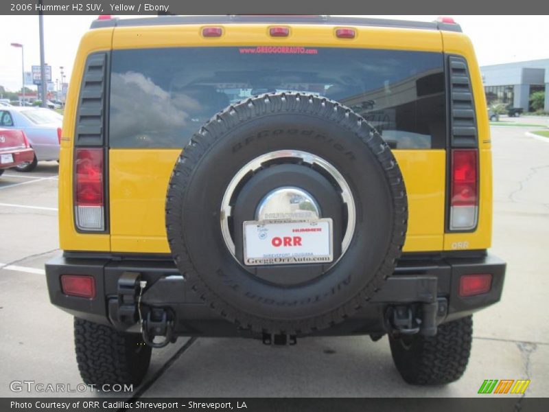 Yellow / Ebony 2006 Hummer H2 SUV