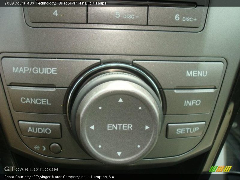 Billet Silver Metallic / Taupe 2009 Acura MDX Technology
