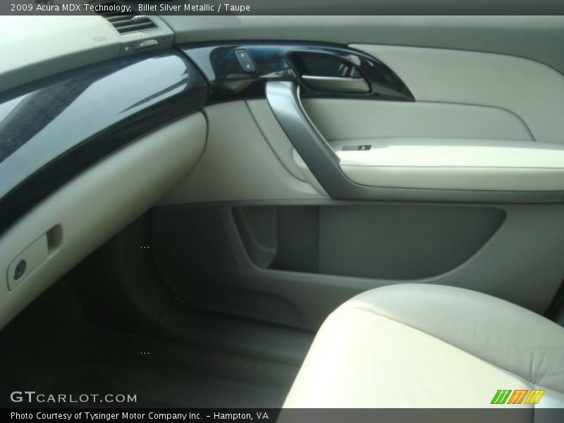 Billet Silver Metallic / Taupe 2009 Acura MDX Technology