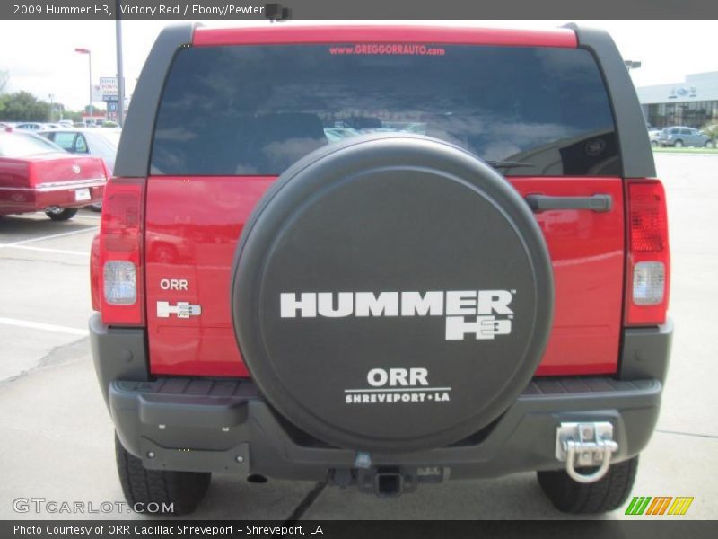 Victory Red / Ebony/Pewter 2009 Hummer H3