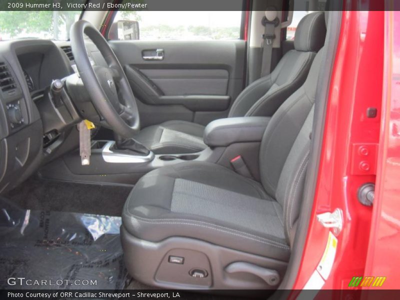 Victory Red / Ebony/Pewter 2009 Hummer H3