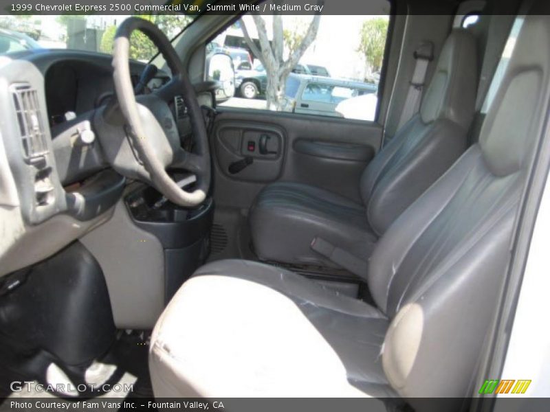 Summit White / Medium Gray 1999 Chevrolet Express 2500 Commercial Van