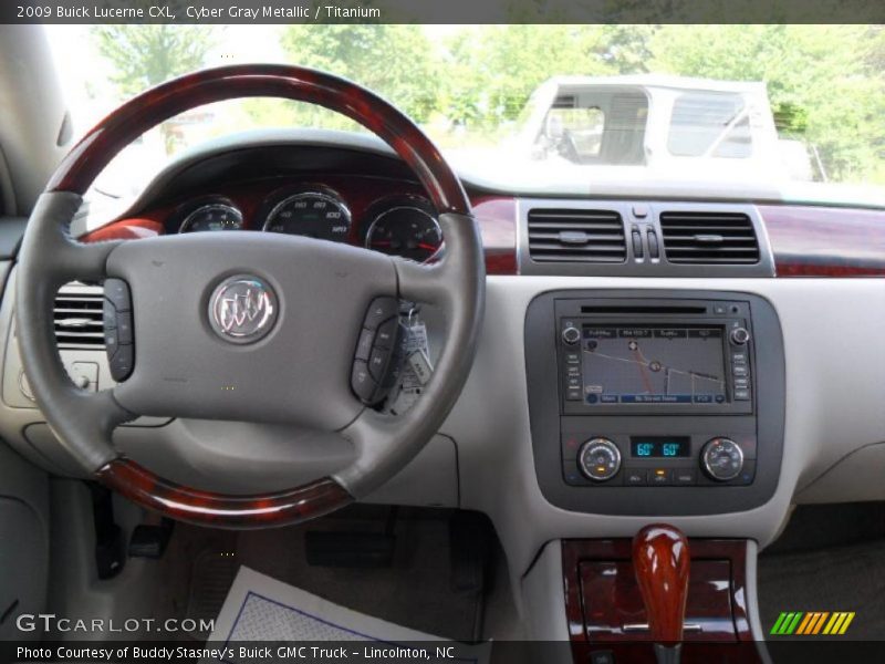 Cyber Gray Metallic / Titanium 2009 Buick Lucerne CXL