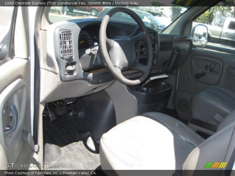 Summit White / Medium Gray 1999 Chevrolet Express 2500 Commercial Van