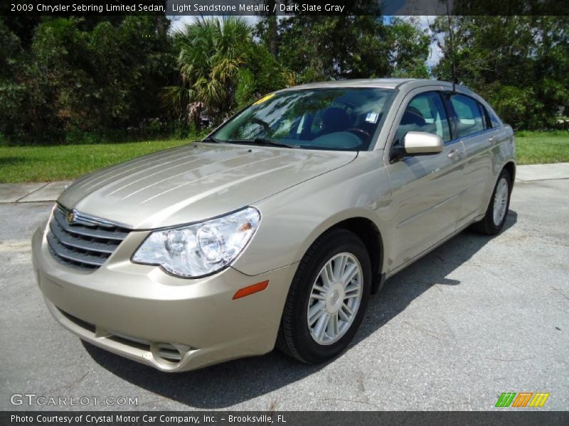 Light Sandstone Metallic / Dark Slate Gray 2009 Chrysler Sebring Limited Sedan