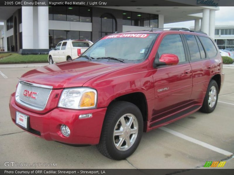 Magnetic Red Metallic / Light Gray 2005 GMC Envoy Denali