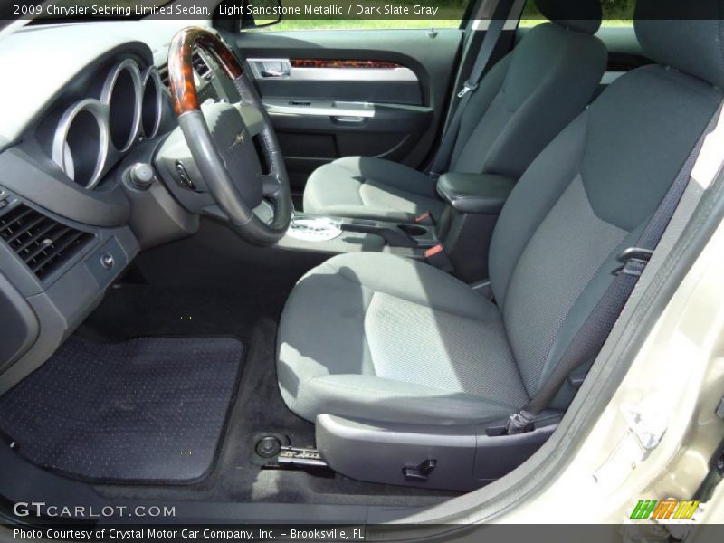 Light Sandstone Metallic / Dark Slate Gray 2009 Chrysler Sebring Limited Sedan