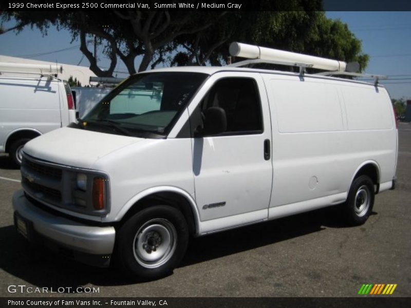 Summit White / Medium Gray 1999 Chevrolet Express 2500 Commercial Van