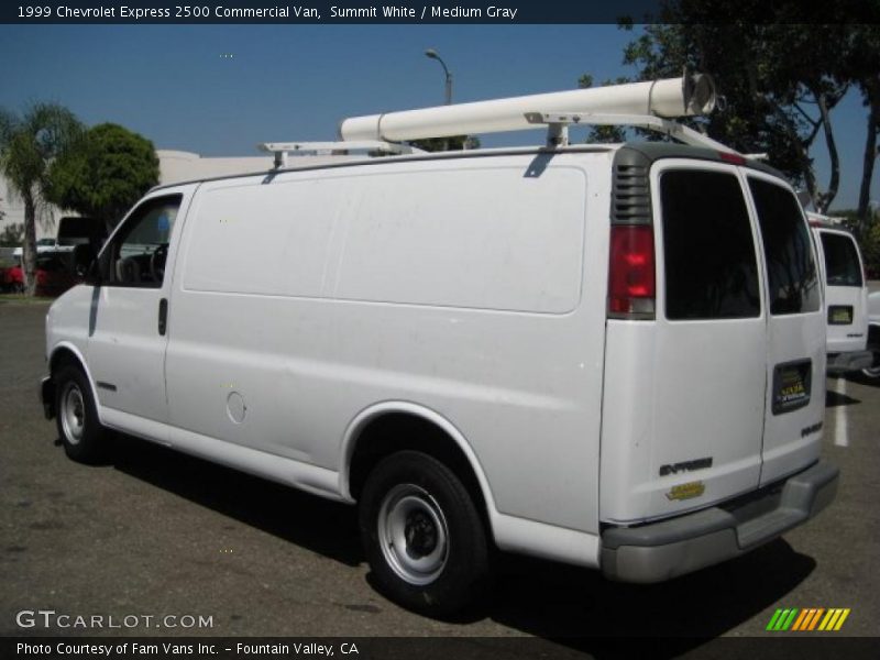 Summit White / Medium Gray 1999 Chevrolet Express 2500 Commercial Van