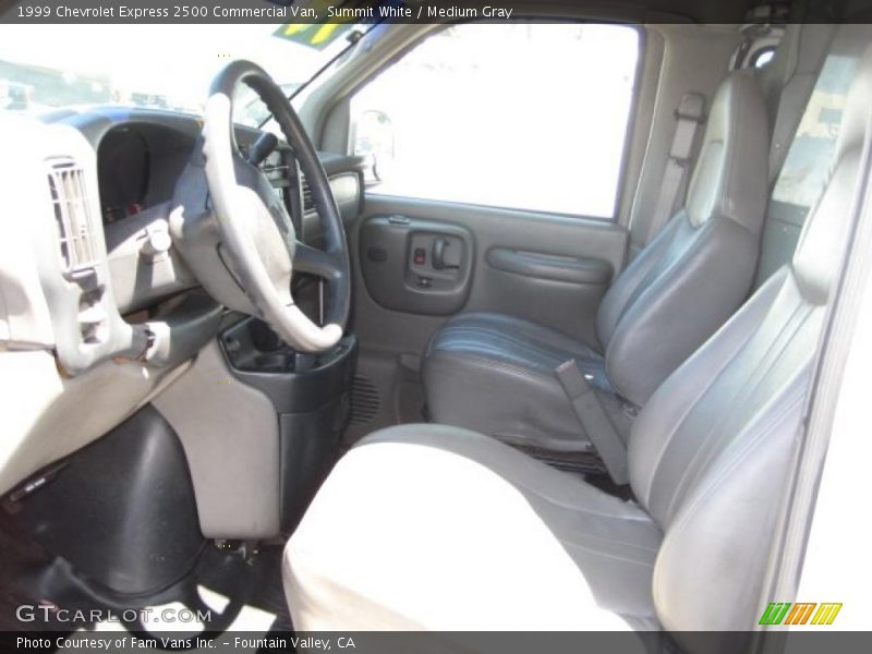 Summit White / Medium Gray 1999 Chevrolet Express 2500 Commercial Van