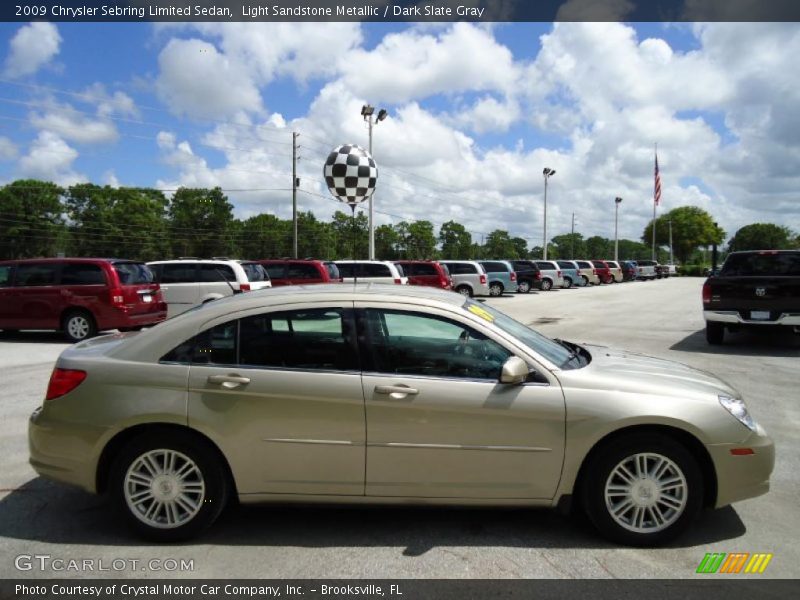 Light Sandstone Metallic / Dark Slate Gray 2009 Chrysler Sebring Limited Sedan