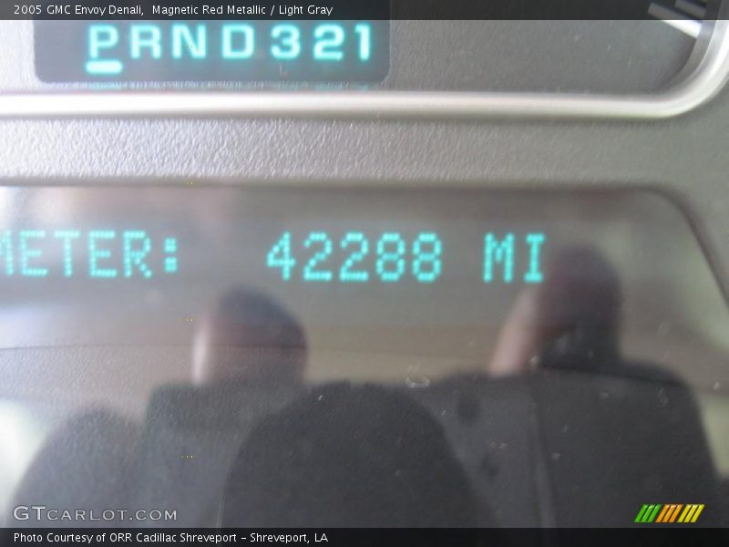 Magnetic Red Metallic / Light Gray 2005 GMC Envoy Denali