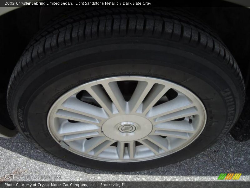 Light Sandstone Metallic / Dark Slate Gray 2009 Chrysler Sebring Limited Sedan