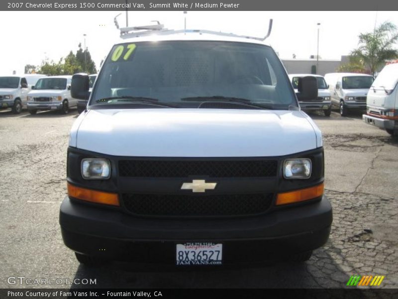 Summit White / Medium Pewter 2007 Chevrolet Express 1500 Commercial Van