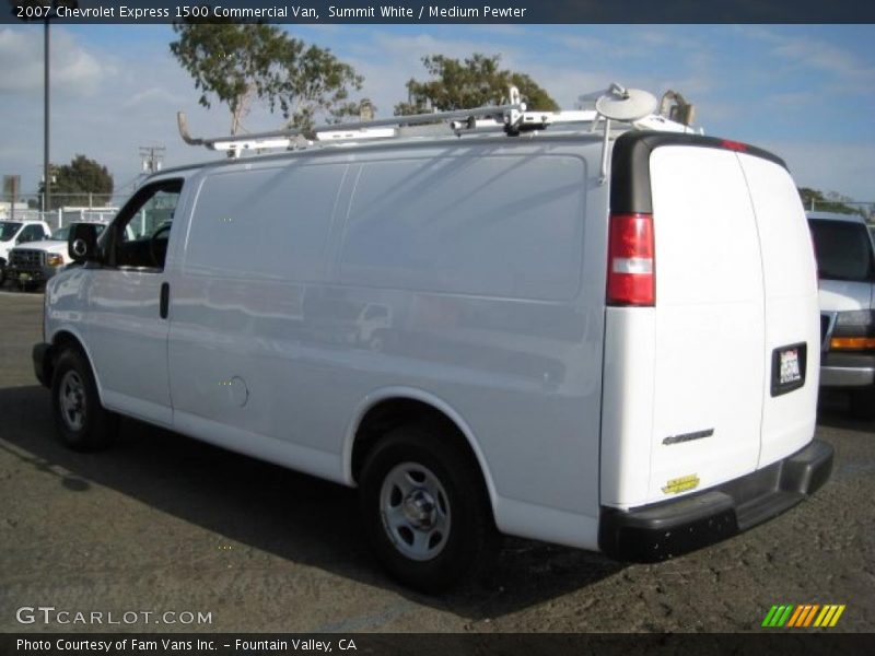Summit White / Medium Pewter 2007 Chevrolet Express 1500 Commercial Van