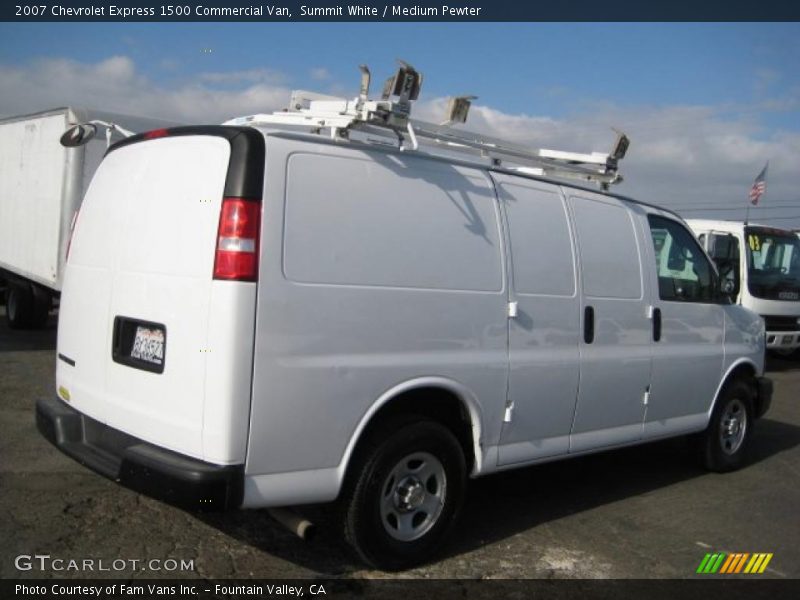 Summit White / Medium Pewter 2007 Chevrolet Express 1500 Commercial Van