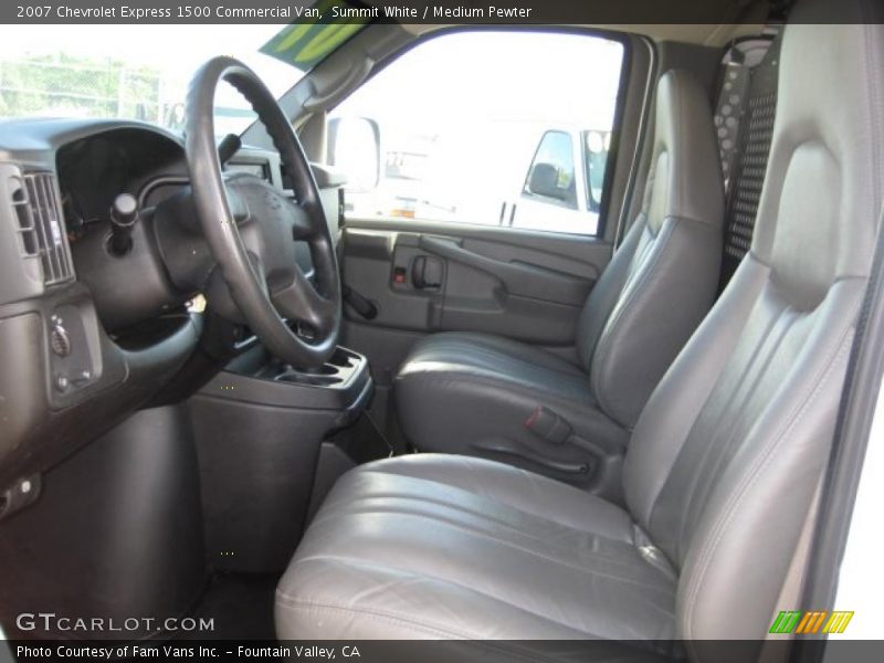 Summit White / Medium Pewter 2007 Chevrolet Express 1500 Commercial Van