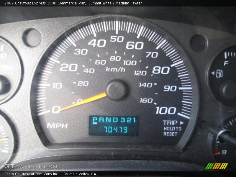Summit White / Medium Pewter 2007 Chevrolet Express 1500 Commercial Van