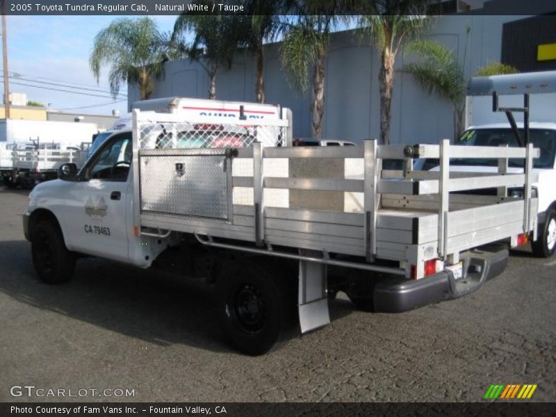 Natural White / Taupe 2005 Toyota Tundra Regular Cab