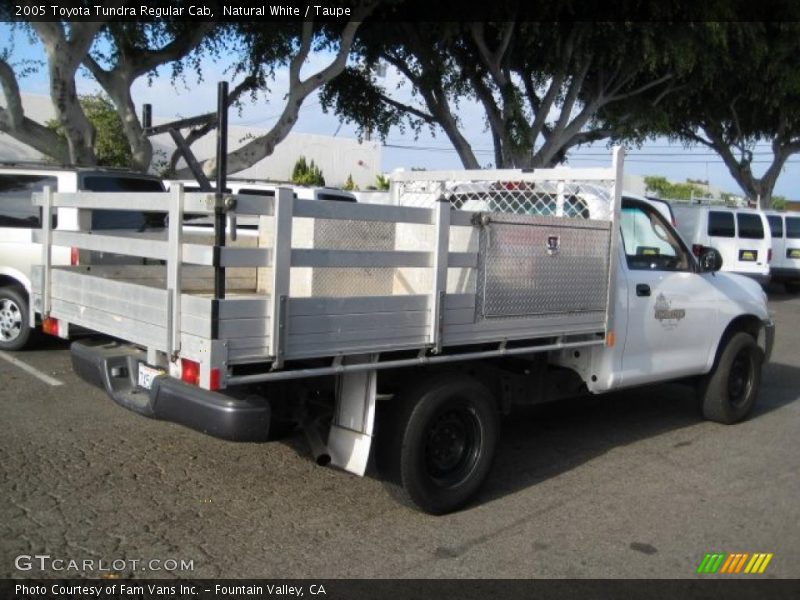 Natural White / Taupe 2005 Toyota Tundra Regular Cab