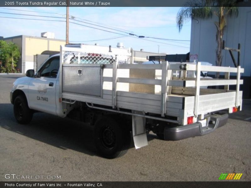 Natural White / Taupe 2005 Toyota Tundra Regular Cab